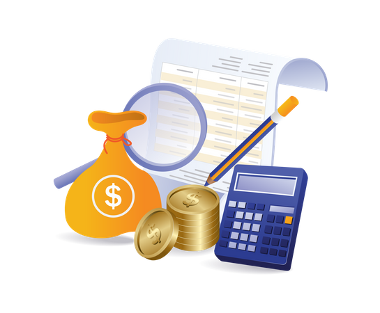 Calculation of financial statements  Illustration