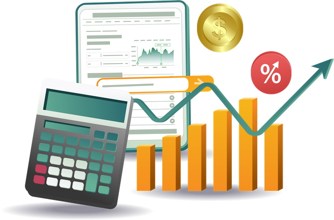 Crecimiento financiero y cálculo presupuestario  Ilustración