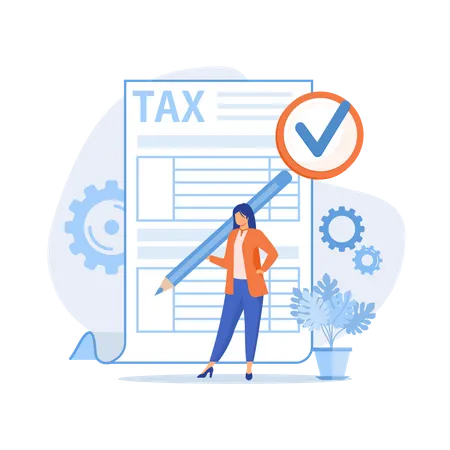 Calculo de impuestos  Ilustración