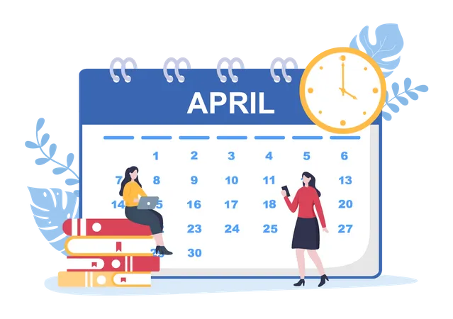 Calendar for Planning Illustration