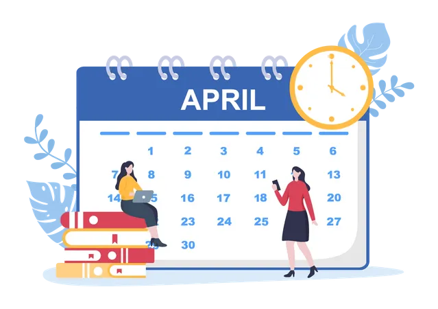 Calendar for Planning  Illustration