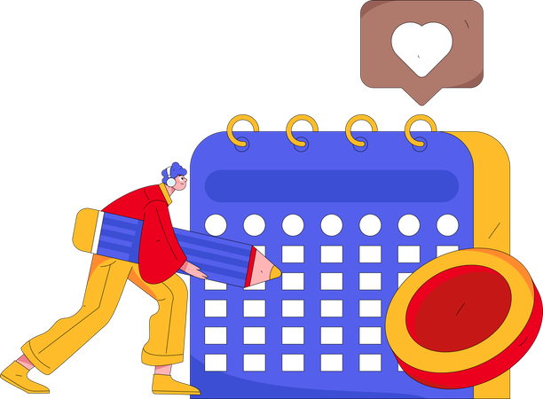 Calendar Management  Illustration