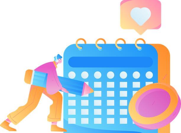 Calendar Management  Illustration