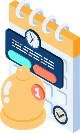 Calendar Reminder  Illustration