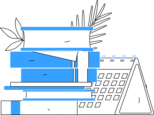 Calendario de estudio  Ilustración