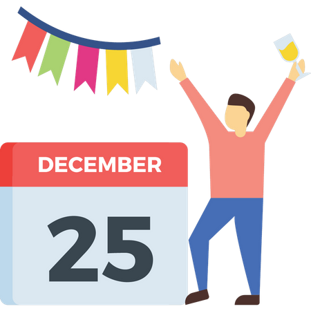 Calendário de Natal  Illustration