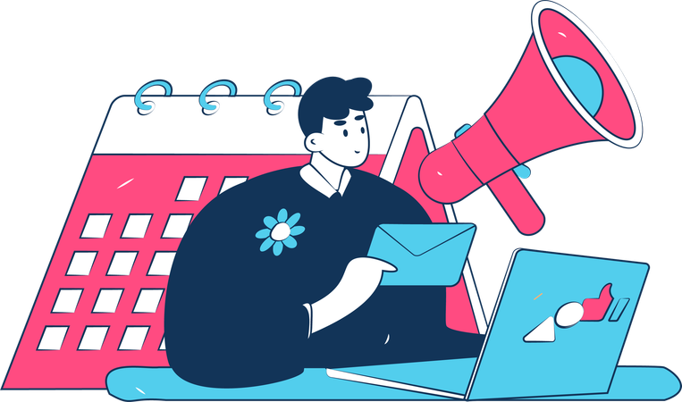 Annonce du calendrier  Illustration