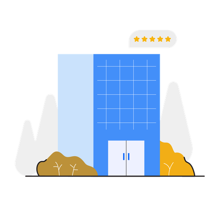Calificación del hotel  Ilustración