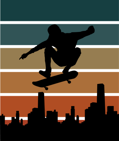 California skaters  Illustration