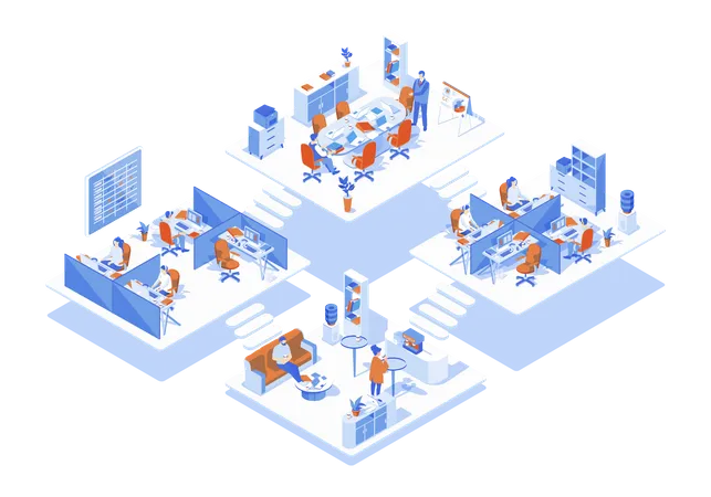 Call Center  Illustration