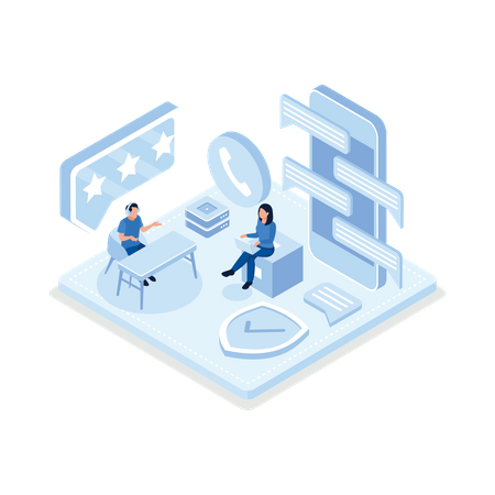 Call center  Illustration
