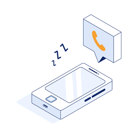 Call Empty  Illustration
