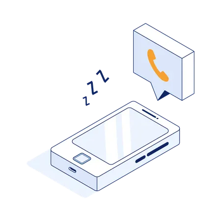 Call Empty  Illustration