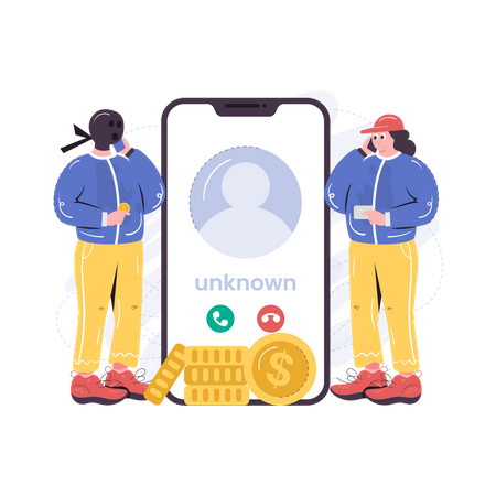 Call Scam  Illustration