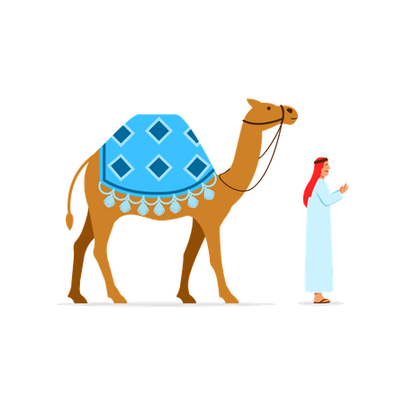 Camel Rider  Illustration