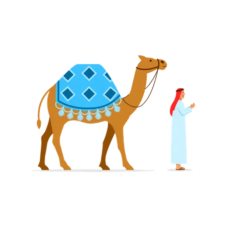 Camel Rider  Illustration