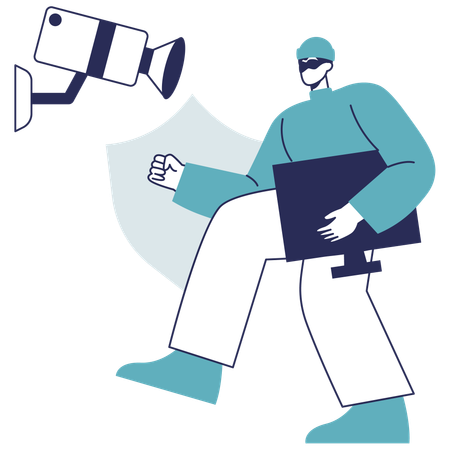 Camera CCTV イラスト
