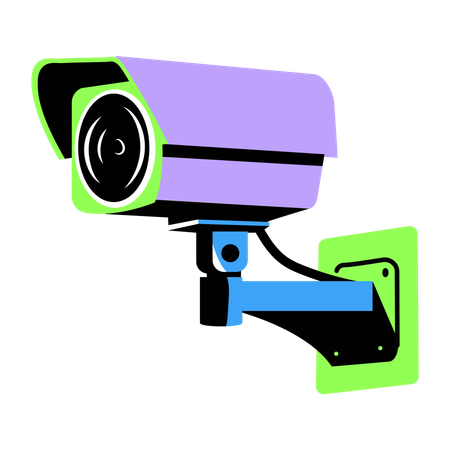 Caméra de vidéosurveillance  Illustration