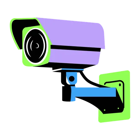 Caméra de vidéosurveillance  Illustration