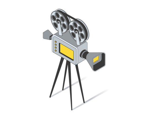 Caméra de cinéma  Illustration