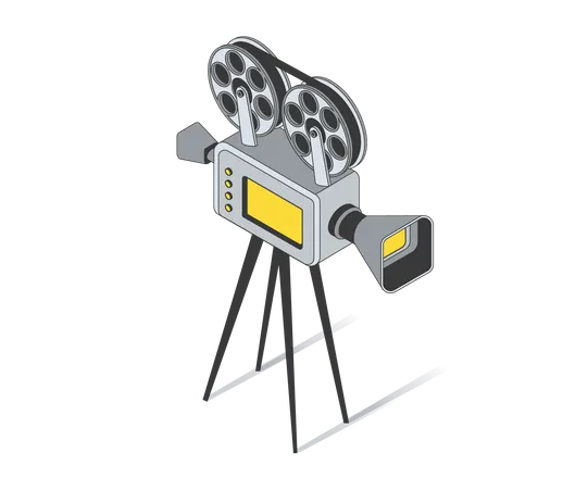 Caméra de cinéma  Illustration