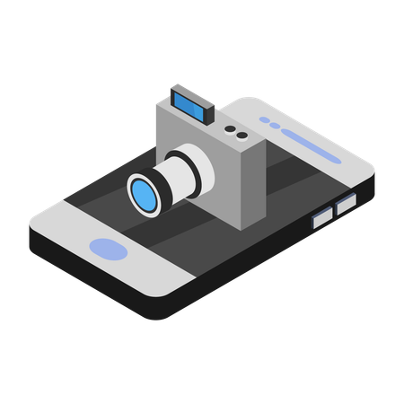 Camera Smartphone  Illustration