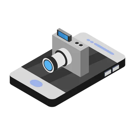 Camera Smartphone  Illustration