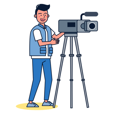 Cameraman  Illustration