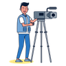 camera man illustration free download