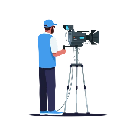 Cameraman  Illustration