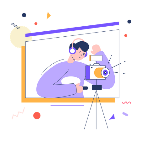 Cameraman  Illustration