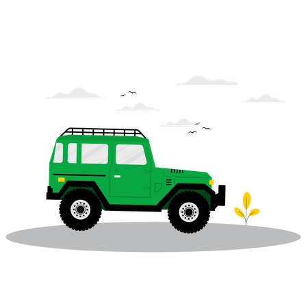 Caminhão 4x4  Ilustração