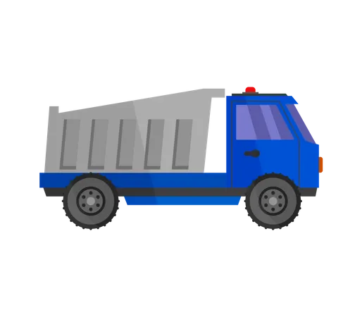 Caminhão basculante  Ilustração