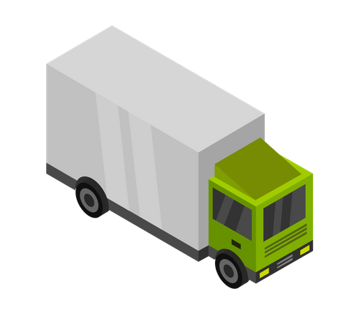 Caminhão de remessa  Ilustração