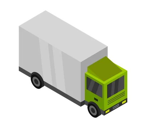 Caminhão de remessa  Ilustração