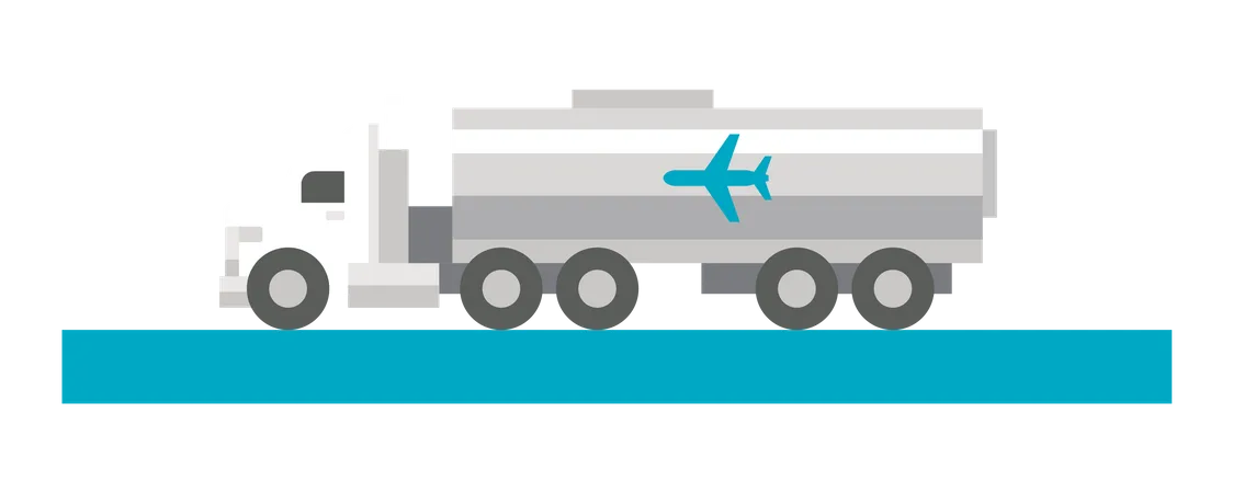 Camion-citerne  Illustration