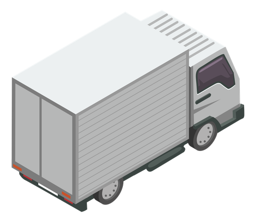 Camion de marchandises  Illustration