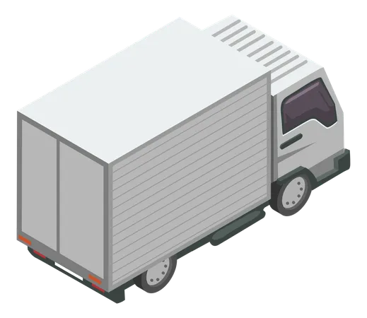 Camion de marchandises  Illustration