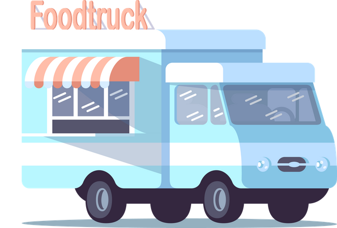 Camión de comida  Ilustración