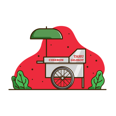 Camión de comida  Ilustración