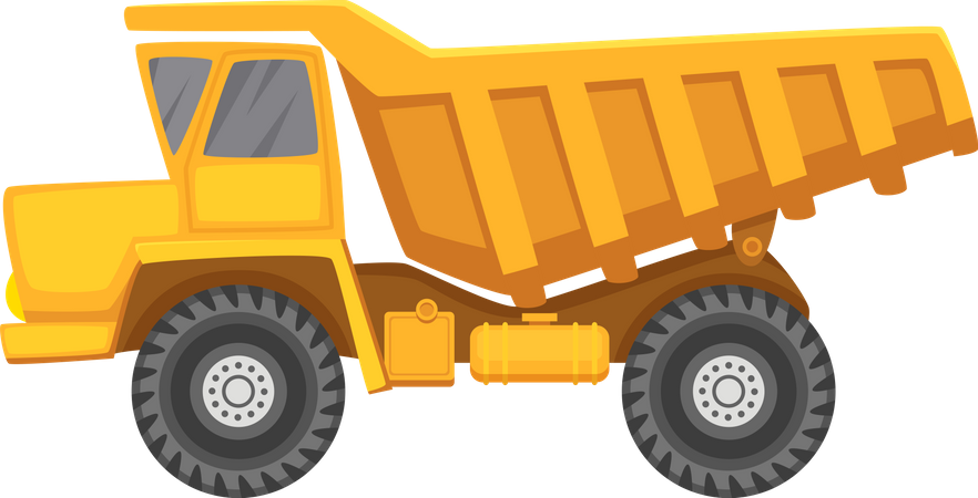 Camion de construction  Illustration