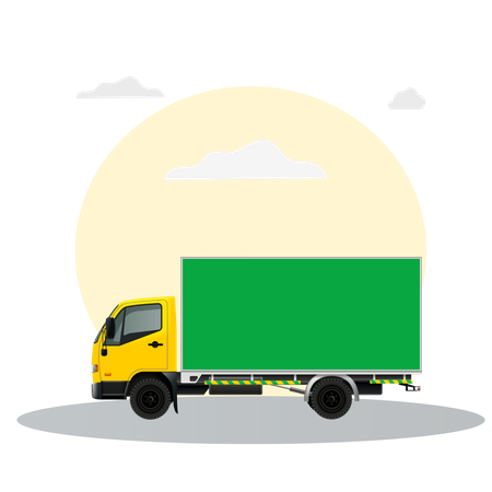 Camion de livraison  Illustration