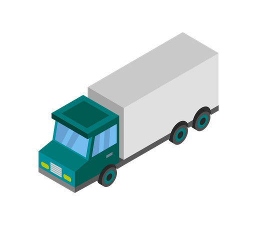 Camion de livraison  Illustration