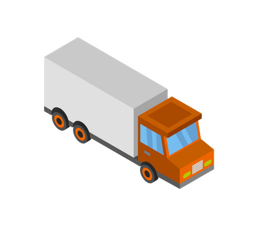 Camion de livraison  Illustration
