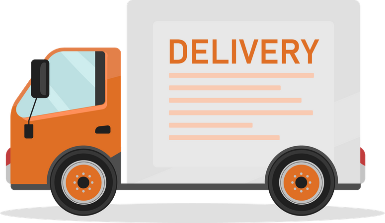 Camion de livraison  Illustration