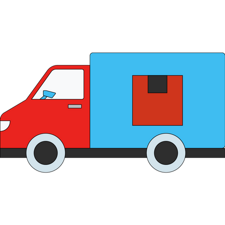 Camion de livraison  Illustration