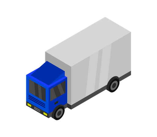 Camion de marchandises  Illustration