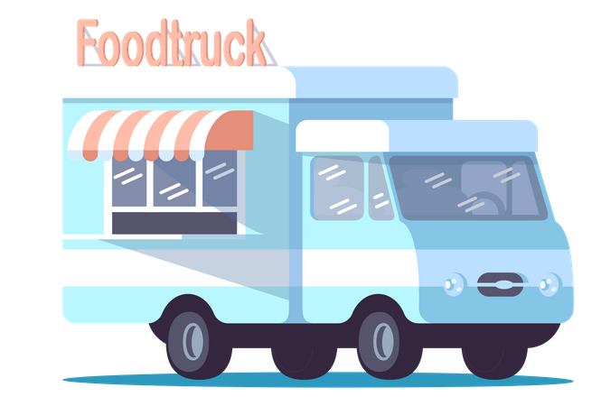 Camion de nourriture  Illustration