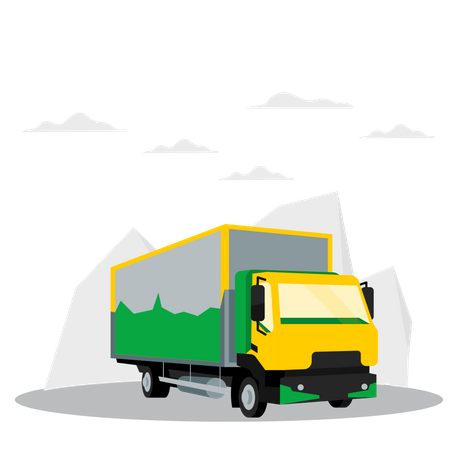 Camion d'expédition  Illustration