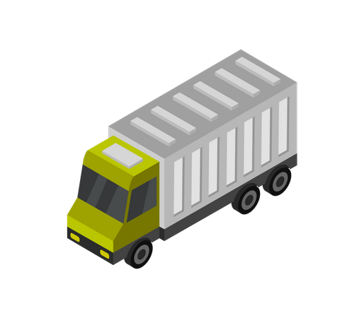 Camion logistique  Illustration
